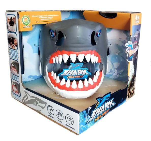 Máscara de Tiburón con Luces y Sonido Shark Helmet